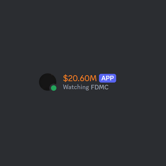 Discord Fully Diluted Market Cap Bot